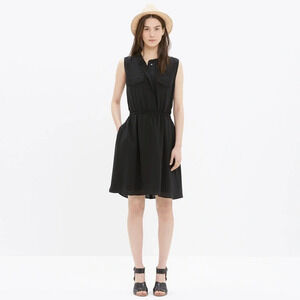Madewell Silk Journey Shirtdress